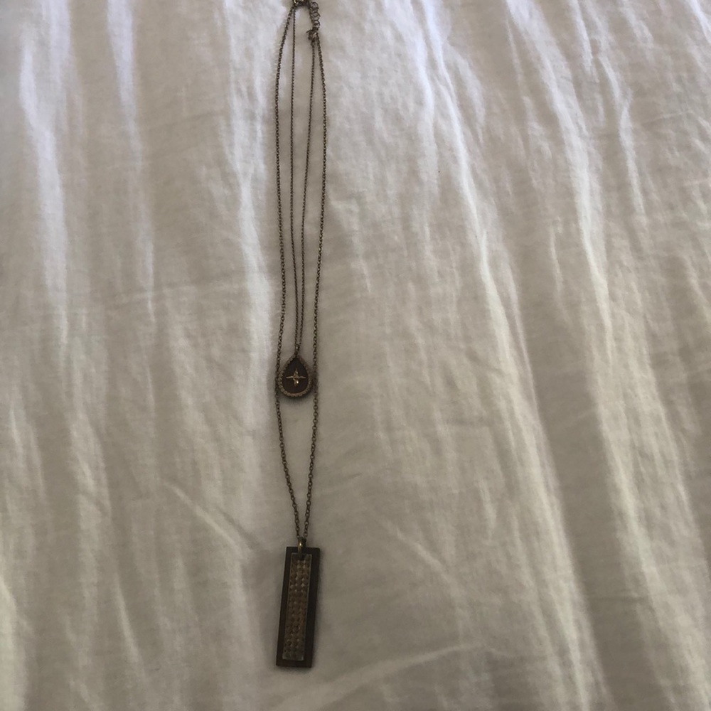 Anna Beck Dog Tag Necklace Set